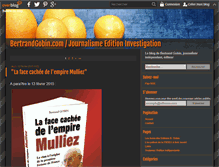 Tablet Screenshot of bertrandgobin.fr